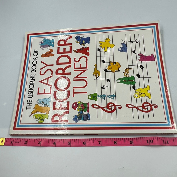 The Usborne Book Of Recorder Tunes Sheet Music Paperback Book Philip Hawthorn - Picture 2 of 12